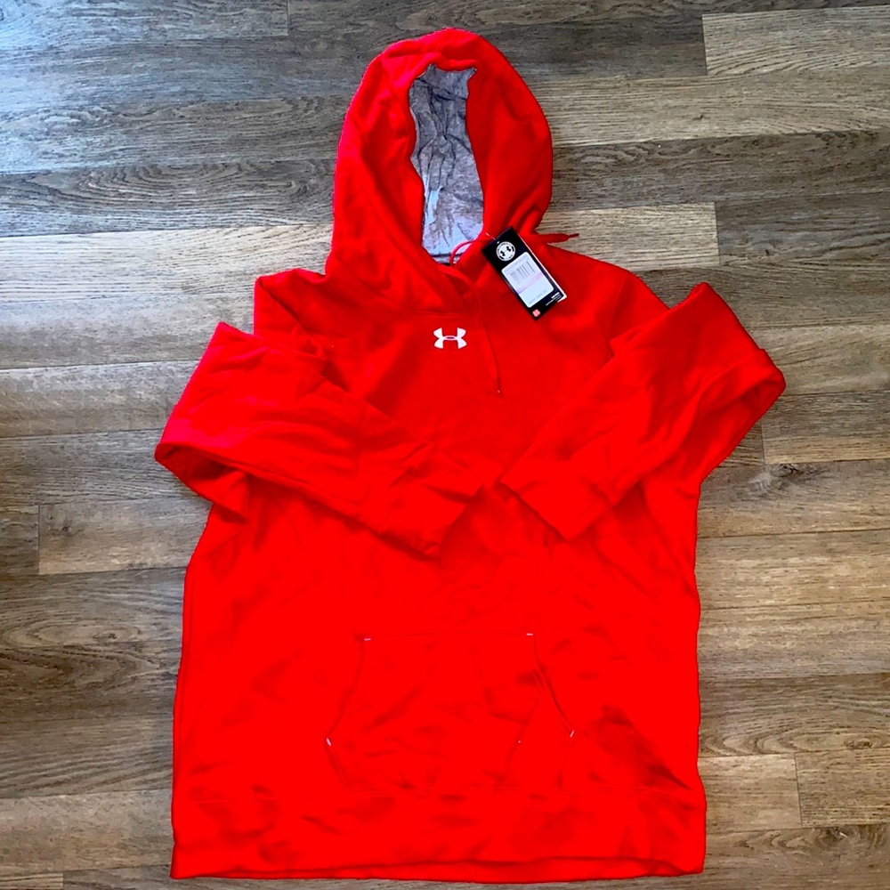 New with tags. Men’s XXL. Red UA hoodie.